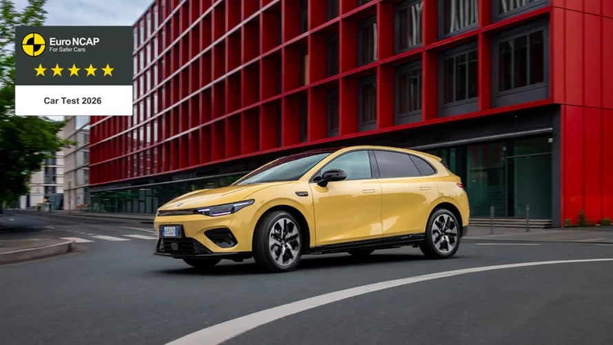 Leapmotor B05 z maksymalną oceną 5 gwiazdek w Euro NCAP